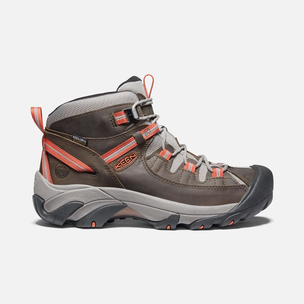 Keen Outdoor Bot Erkek Kahverengi - Targhee Ii Waterproof Mid - Türkiye SXZV54786